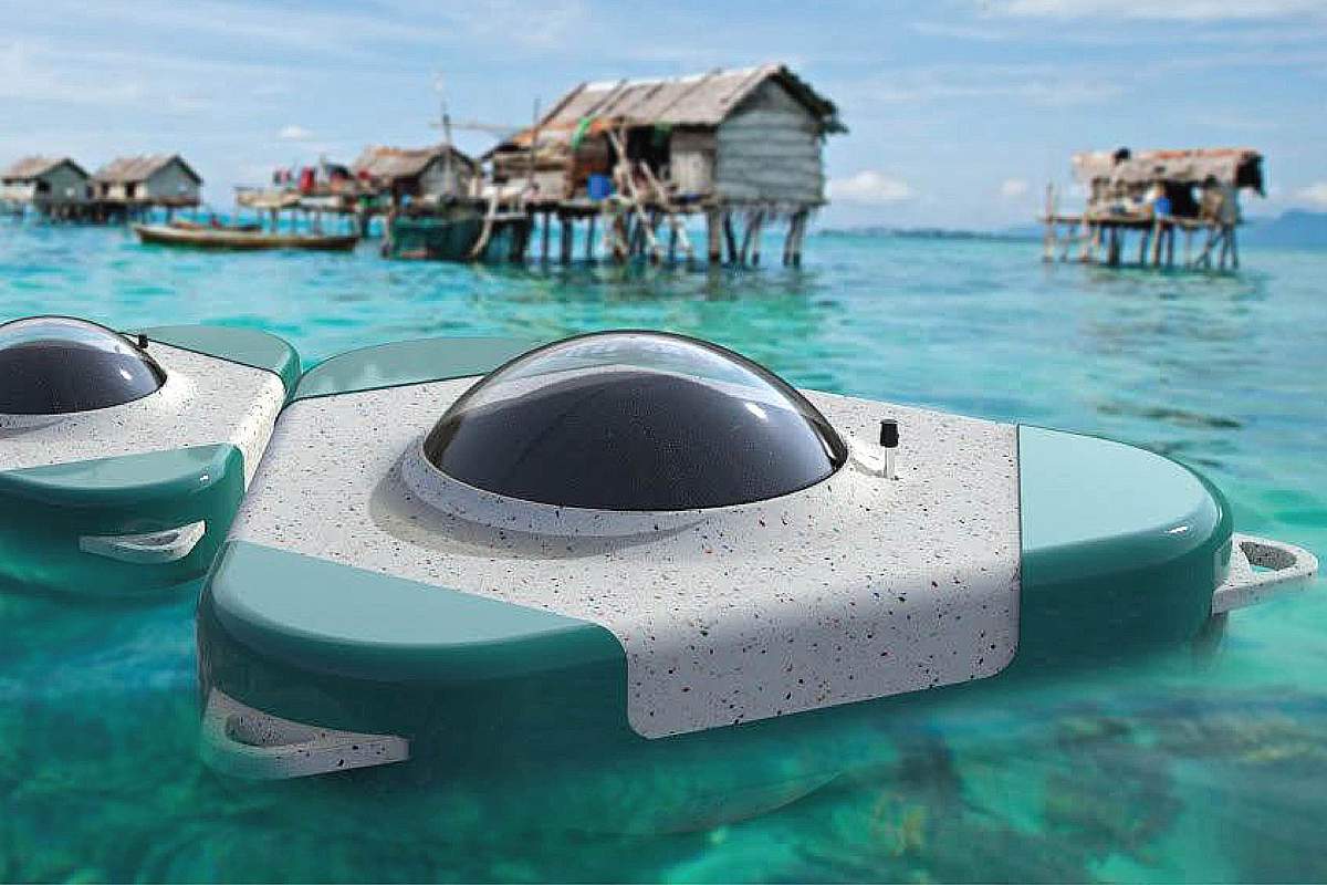 Waterpod : une capsule de dessalement de l'eau de mer récompensée aux Dyson Award