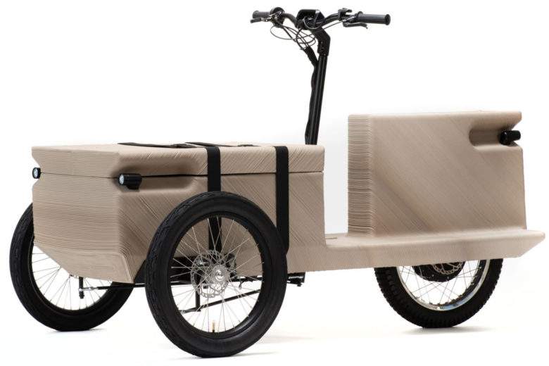 Zuv : un vélo cargo électrique imprimé en 3D à partir de déchets plastiques