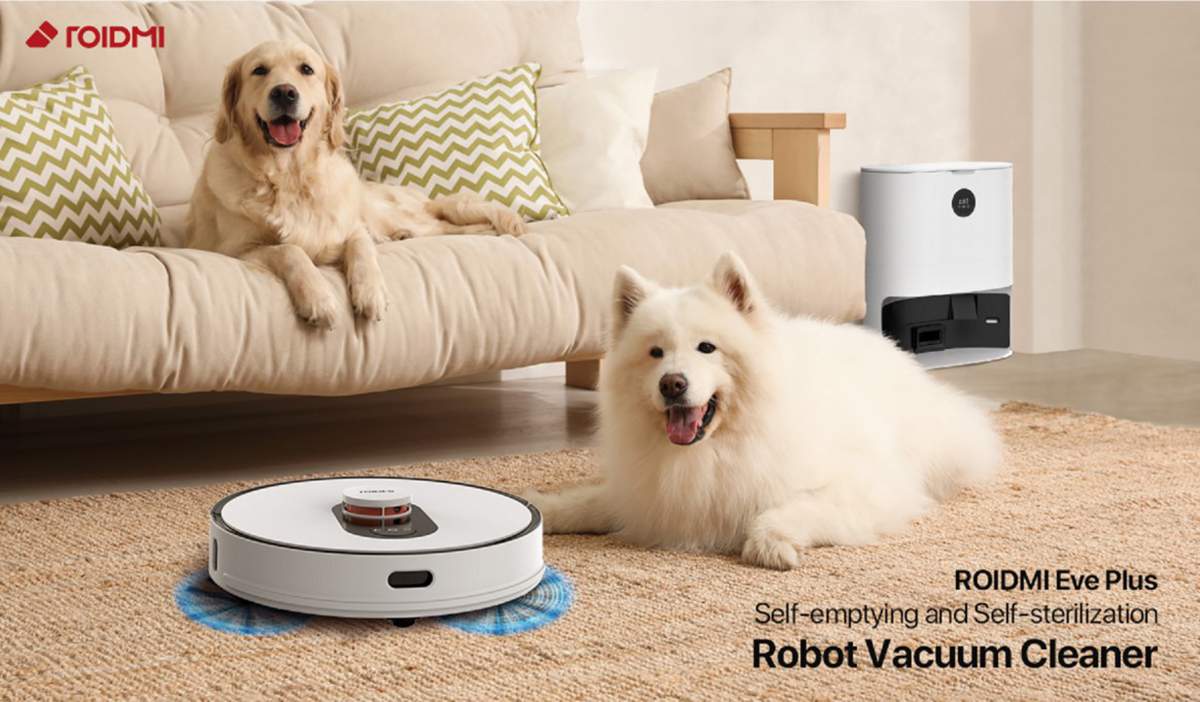 Pour lutter contre les poils d'animaux l'aspirateur autonome Xiaomi ROIDMI Eve Plus est sans doute ce qu'il vous faut !