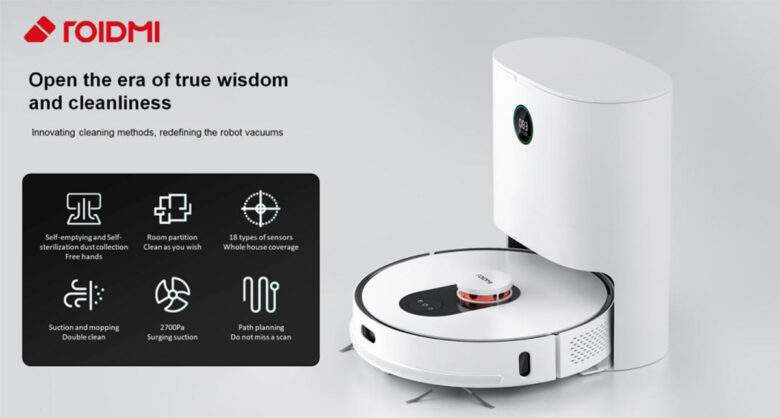 Pour lutter contre les poils d'animaux l'aspirateur autonome Xiaomi ROIDMI Eve Plus est sans doute ce qu'il vous faut !