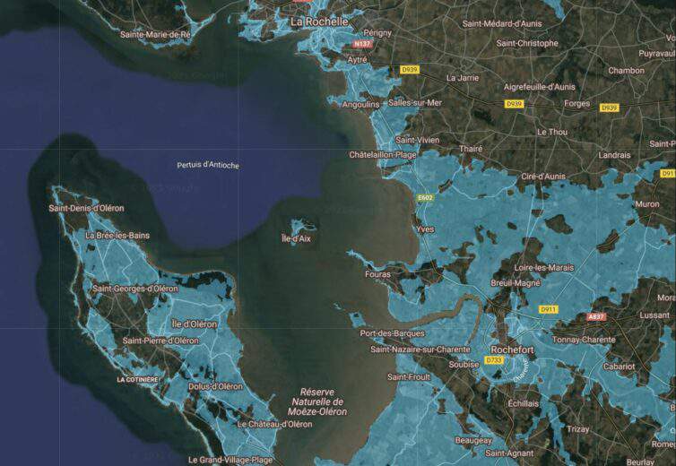 A quoi vont ressembler nos littoraux si le niveau de la mer monte de 1 à 5 mètres ?