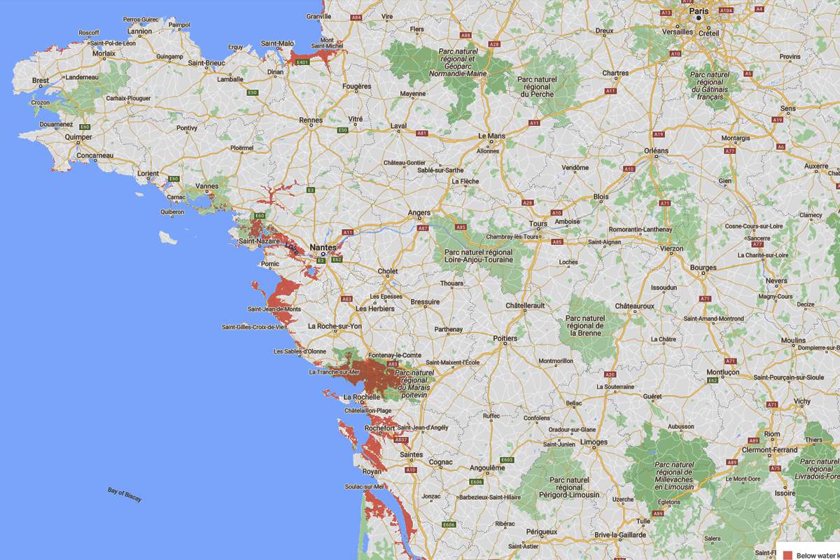 A quoi ressembleront les littoraux français avec la montée des eaux ?