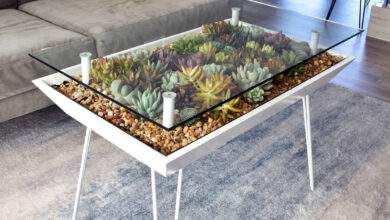 BloomingTables : un meuble pour cultiver un jardin (potager) directement sous la table à manger