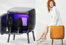 Un meuble de chaussures désodorisant et design