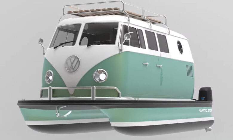 Floating Motors : un étonnant kit de conversion pour transformer les voitures de collection en bateau