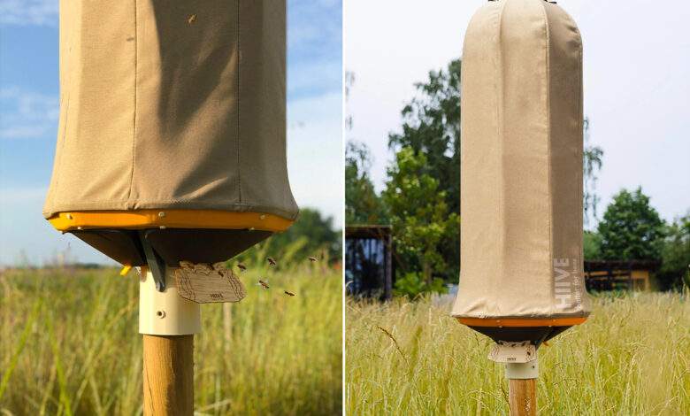 HIIVE : une ruche qui génère un microclimat et reproduit un habitat plus naturel pour les abeilles