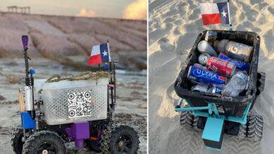 Un influenceur fait le buzz en nettoyant les plages avec ses petits buggies radiocommandés