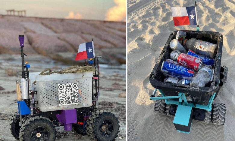 Un influenceur fait le buzz en nettoyant les plages avec ses petits buggies radiocommandés