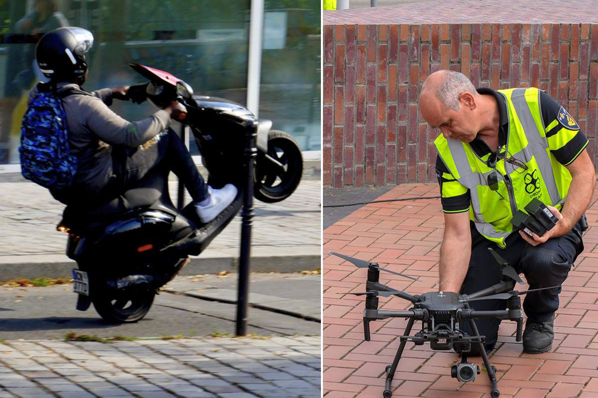 Une proposition de loi pour lutter contre les rodéos urbains avec des drones