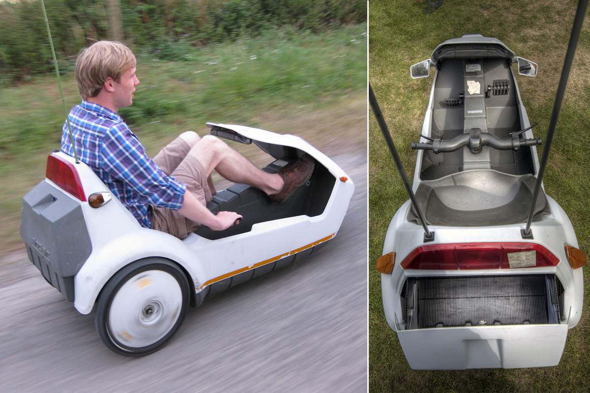 Sinclair C5 : la mini voiture électrique des années 80 un peu trop en avance sur son temps