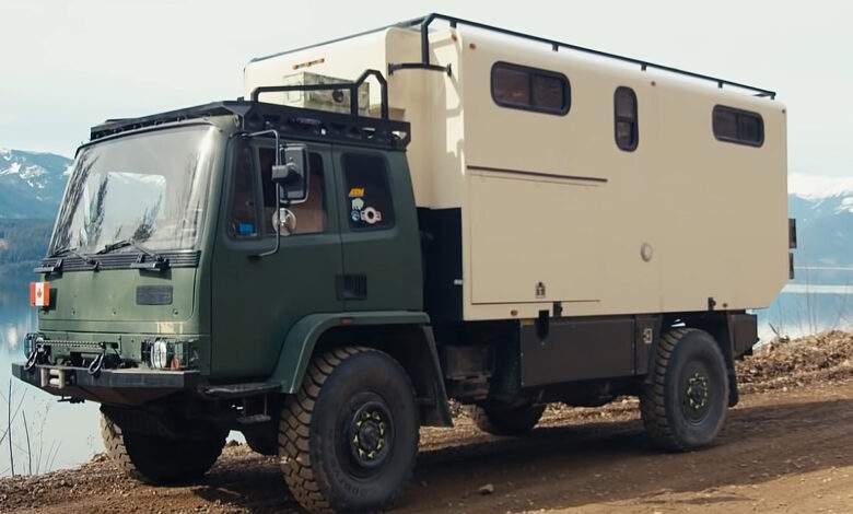 Tiny House : un camion de pompier et un camion militaire transformés en maisons sur roues