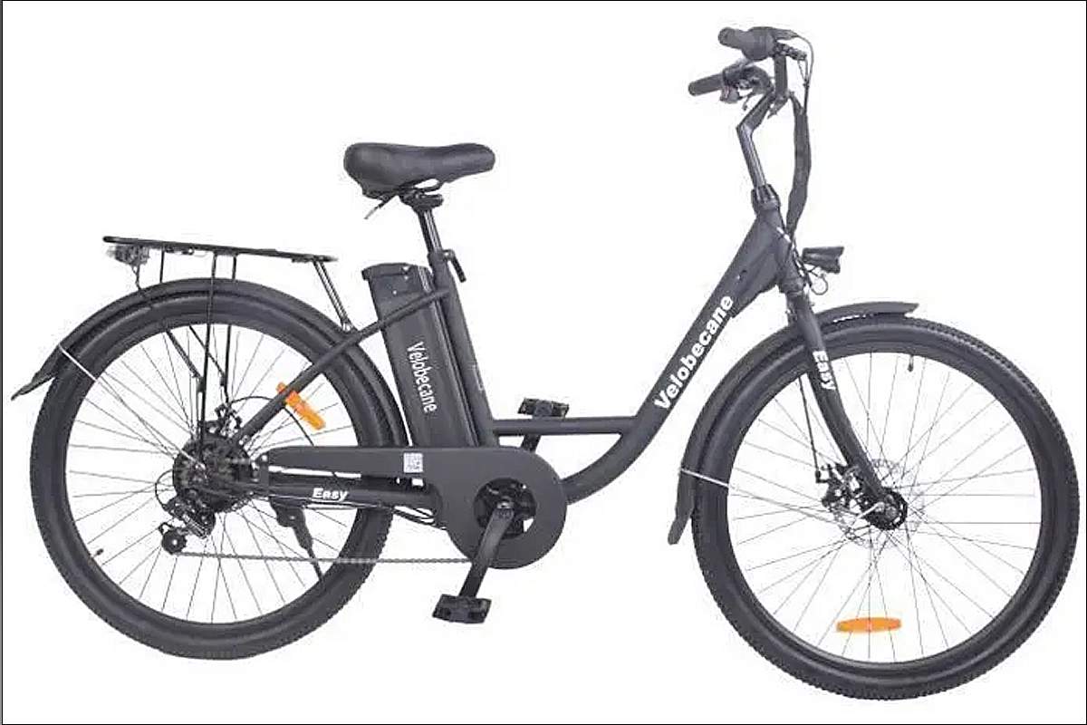 Vélo Électrique SURPASS SURVAEVILLENOIR 26'' Noir 6 vitesses Batterie 10 Ah