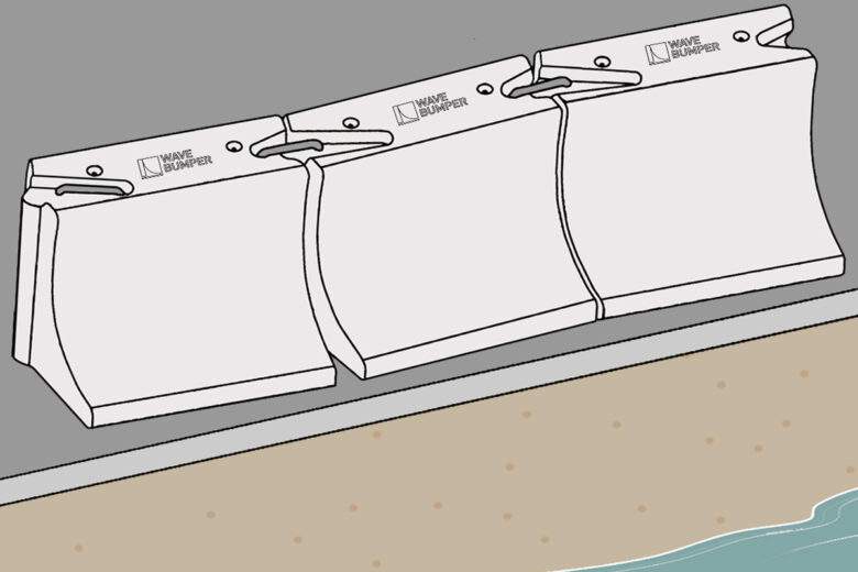 Wave Bumper : des digues amovibles et modulaires pour lutter contrer la montée des eaux  