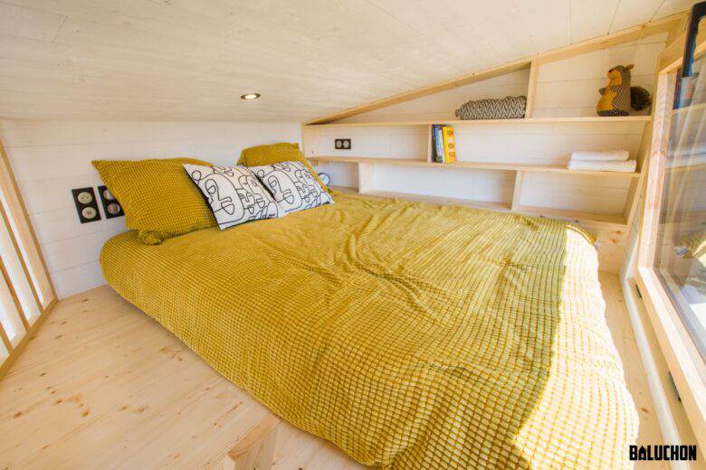 L'interieur de la Tiny House Onara de Baluchon