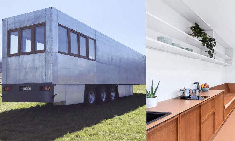 Recycler de vieilles remorques de camion en mobil-homes de luxe ?