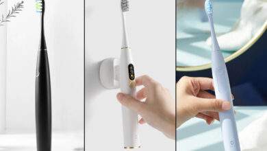 Les brosse à dents électriques Oclean F1 Sonic, Oclean X Smart, Oclean One Smart.