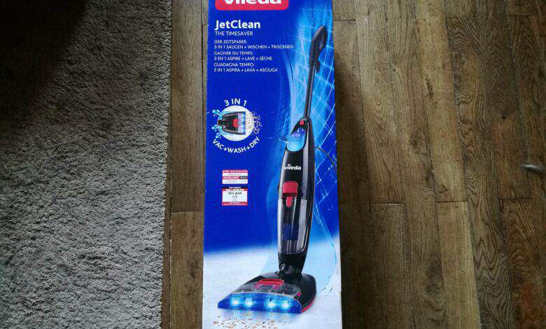 Boite de l'aspirateur Vileda JetClean