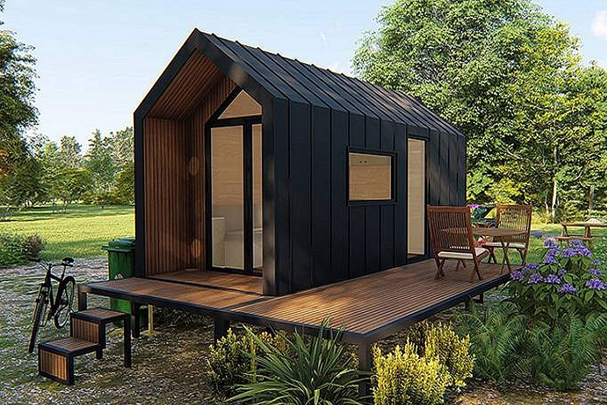 Une tiny House "taillée pour la vie en forêt"