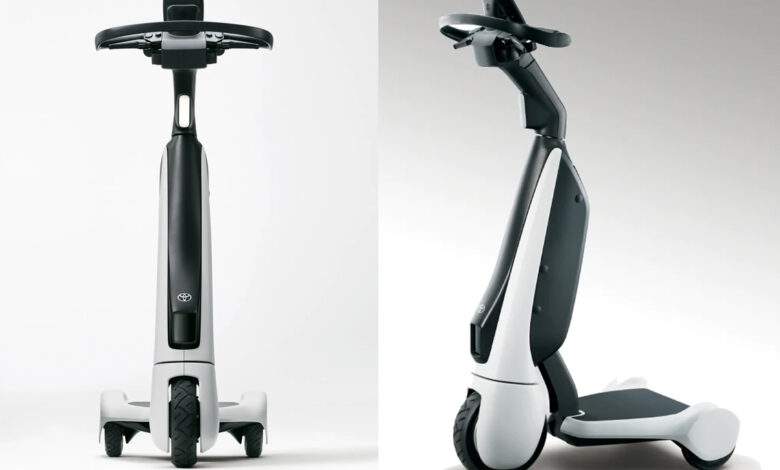 Toyota C+Walk, une trottinette électrique à trois roues modulaire et multifonctionnelle