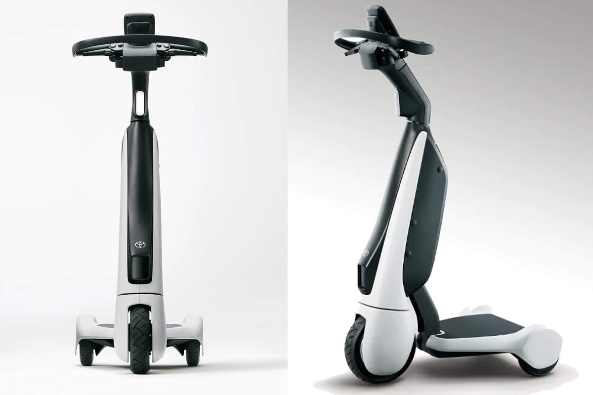 Toyota C+Walk, une trottinette électrique à trois roues modulaire et multifonctionnelle