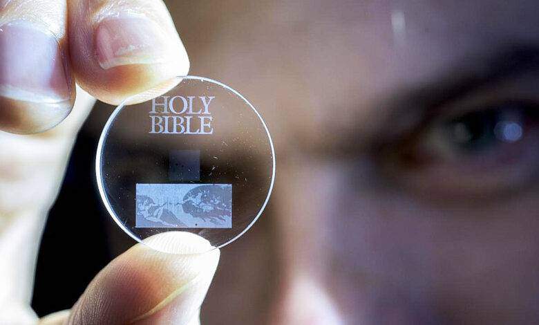 Le stockage de la bible en 5D