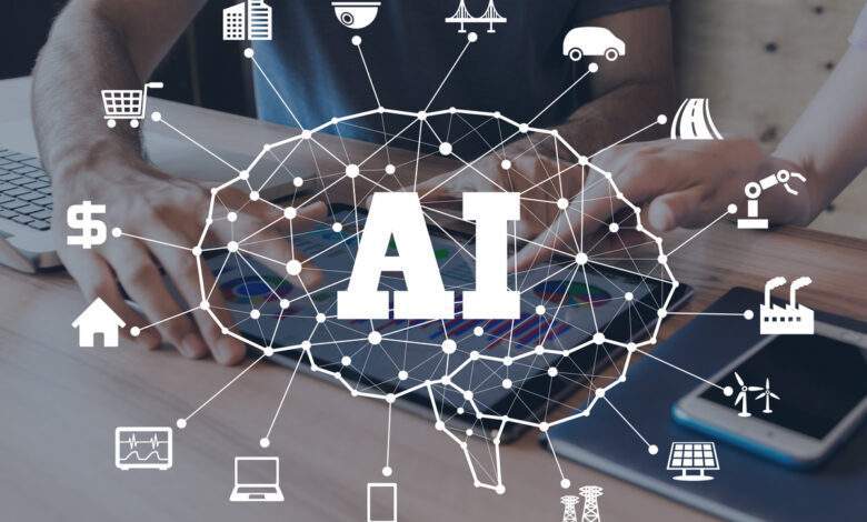 Le concept d'intelligence artificielle.