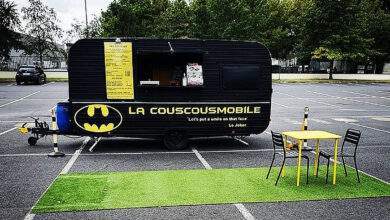 Une caravane Batman en mode Food Truck