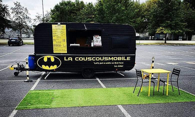 Une caravane Batman en mode Food Truck