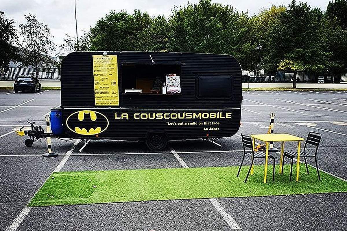 Une caravane Batman en mode Food Truck