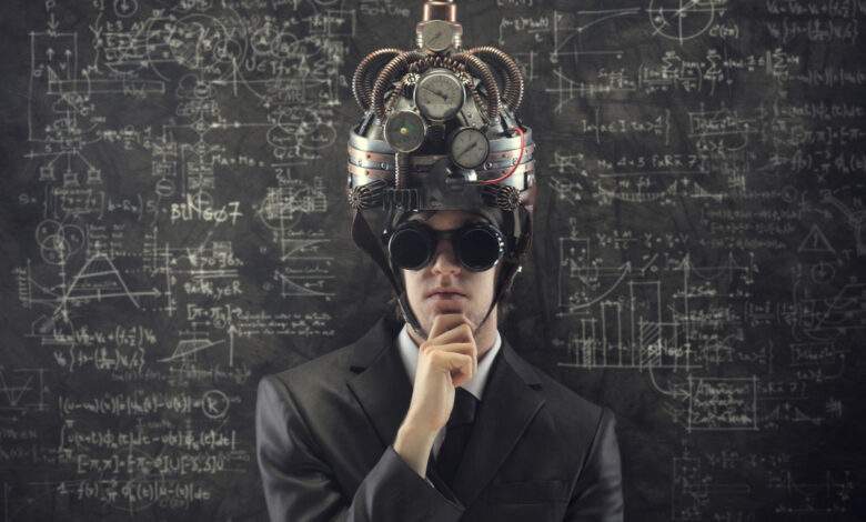 homme portant un casque de contrôle du cerveau