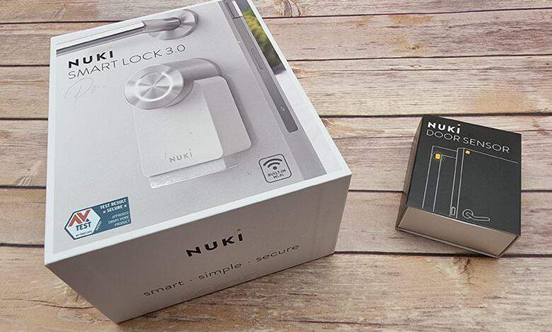 Le packaging de la Nuki Smart Lock 3.0 PRO