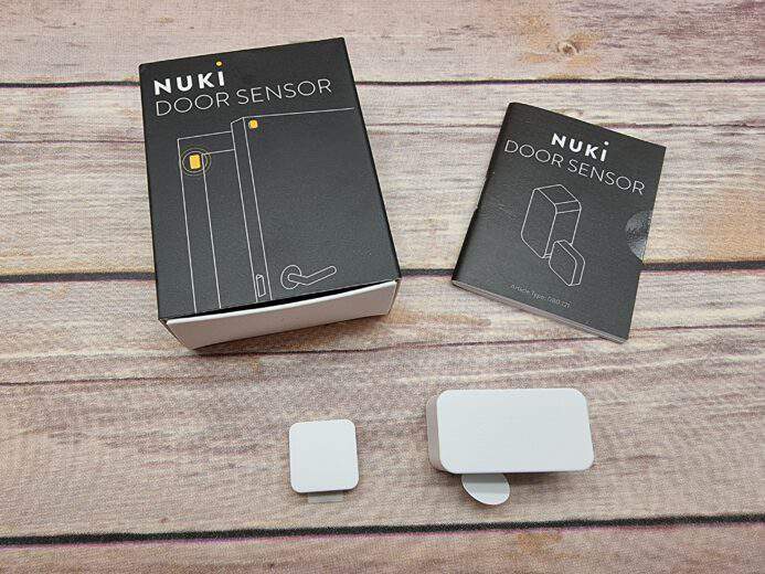 L'emballage du Nuki Door Sensor