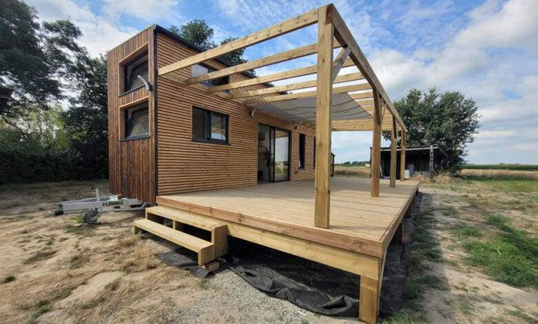 Une Tiny House avec terrasse