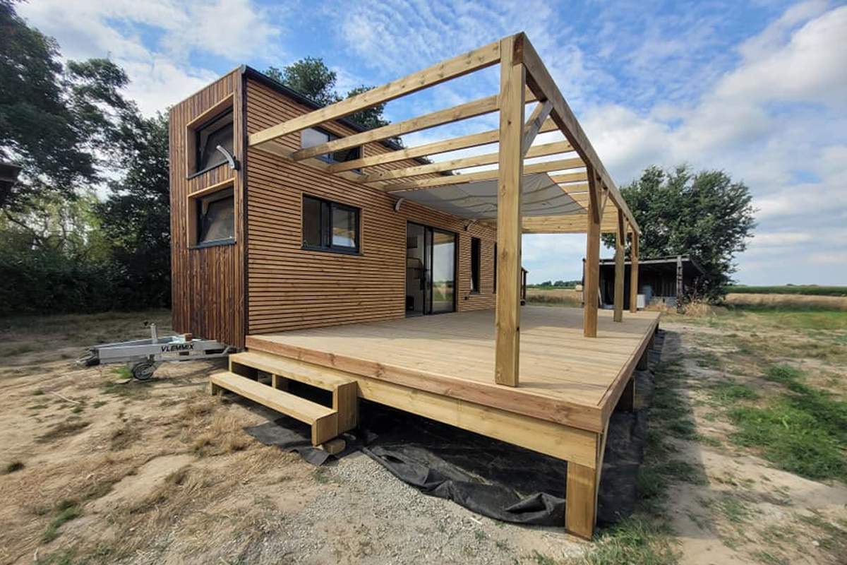 Une Tiny House avec terrasse