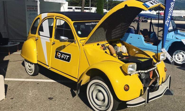 Une 2cv électrique.