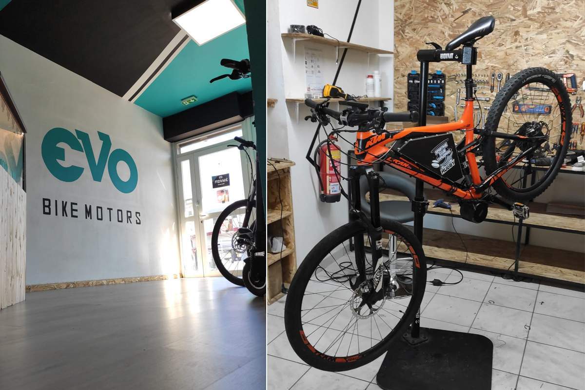 La boutique Evo Bike Motors.