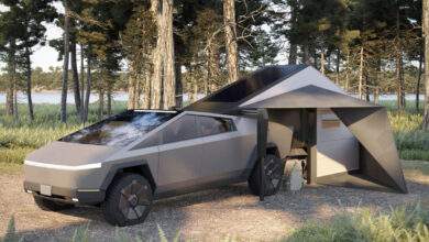 un pod de camping-car extensible