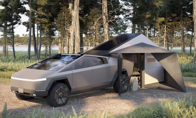 un pod de camping-car extensible