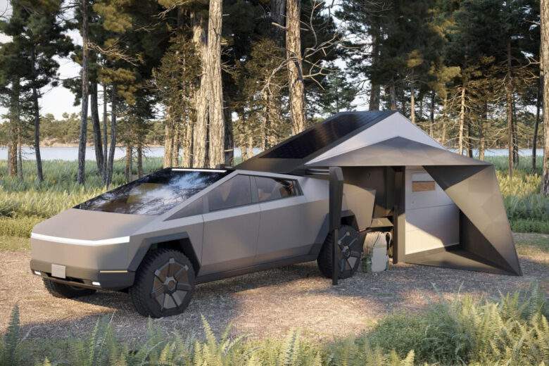 un pod de camping-car extensible