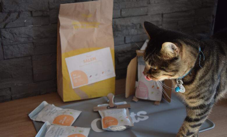 Nous avons testé (à notre chat) l'alimentation 100% française CAATS