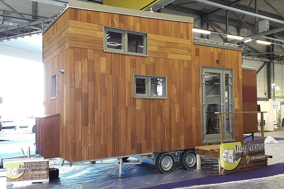 Une tiny house en démonstration