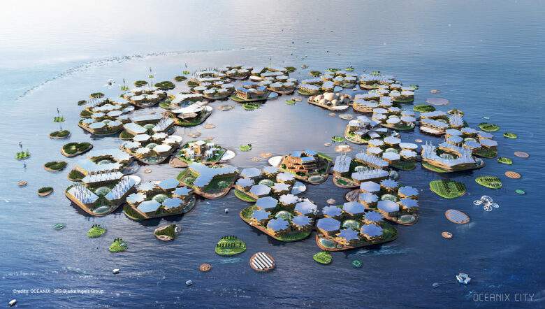 Un projet de ville flottante paradisiaque pour faire face à la montée des eaux
