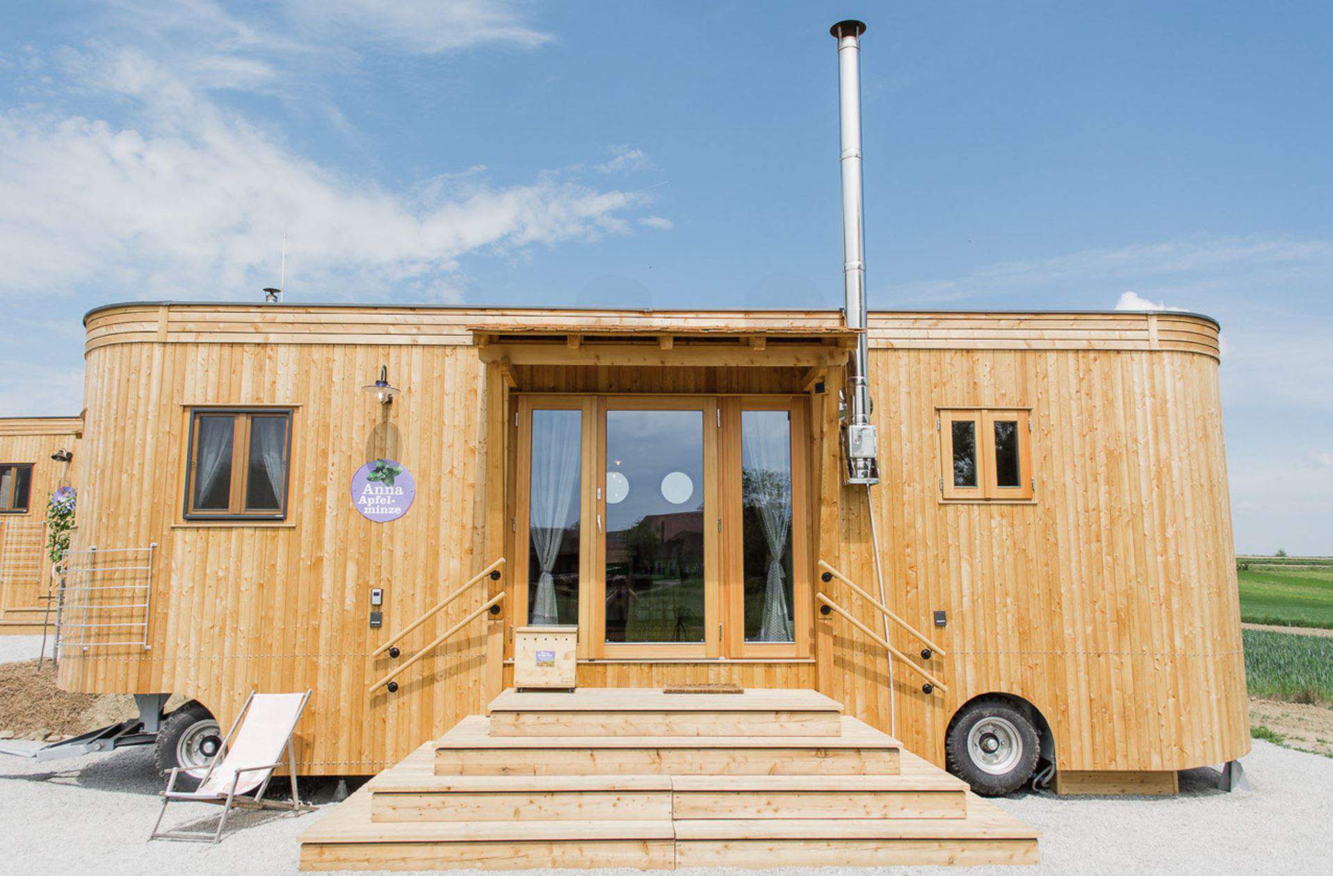 Wohnwagon, personnalisable à souhaits, cette Tiny House peut même être autosuffisante