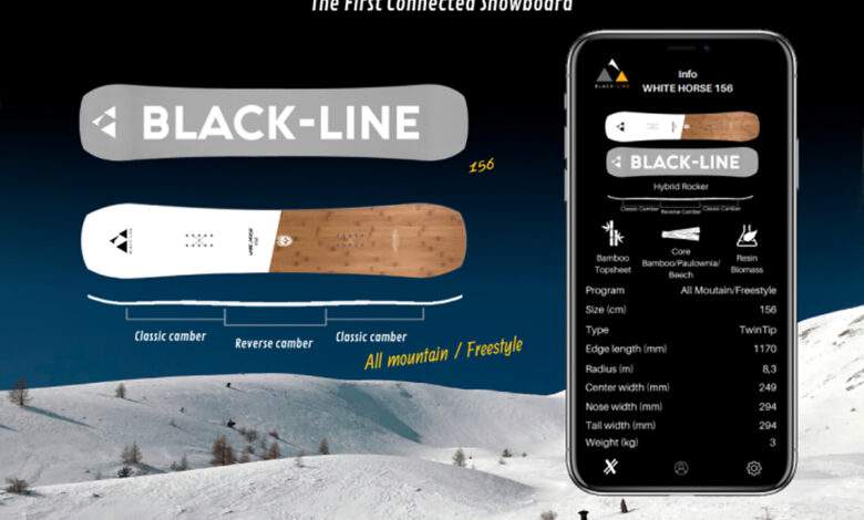 Black-Line : le premier Ski & Snowboard Connecté !
