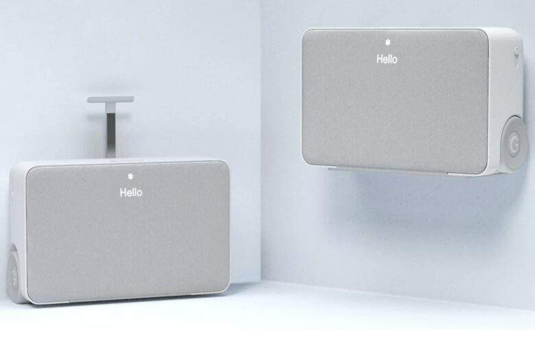 G-Cube : ce mini frigo mural et connecté fait également office d'enceinte audio portable