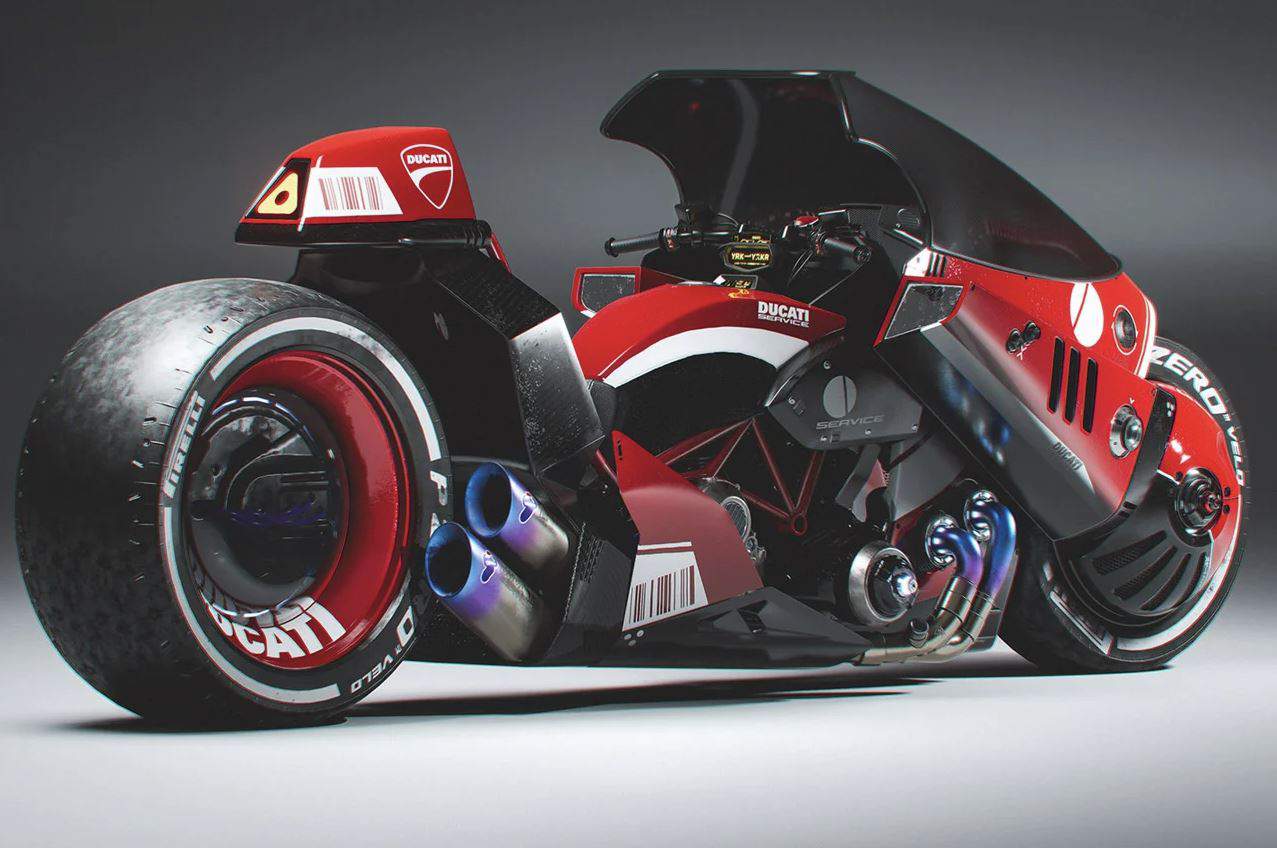 Vous aimez Akira ? Vous allez adorer ce concept bike inspiré de la moto de Kaneda