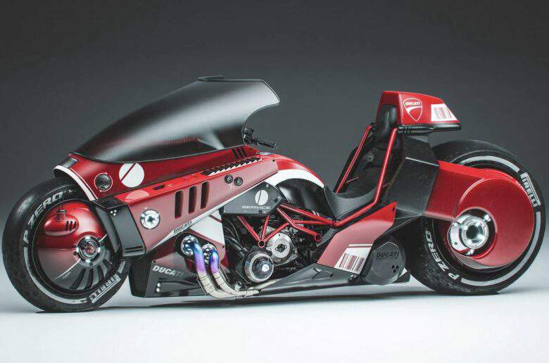 Vous aimez Akira ? Vous allez adorer ce concept bike inspiré de la moto de Kaneda