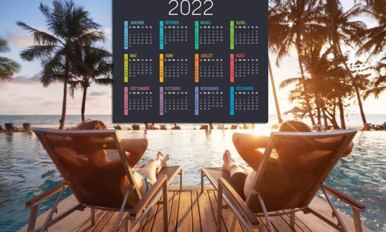 2022 : comment poser et optimiser vos congés et gagner quelques jours "gratuit" ?