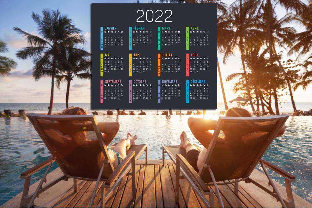 2022 : comment poser et optimiser vos congés et gagner quelques jours "gratuit" ?
