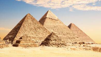 Les grandes pyramides d'Egypte